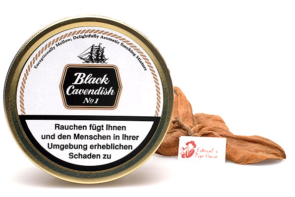 Black Cavendish No.1 Pipe tobacco 100g Tin